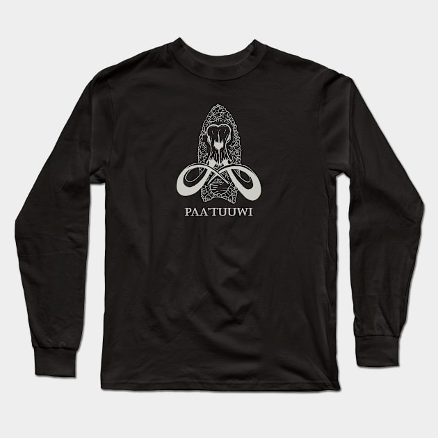 Silver Mastodon w/ Paatuuwi Long Sleeve T-Shirt by FTEStudio